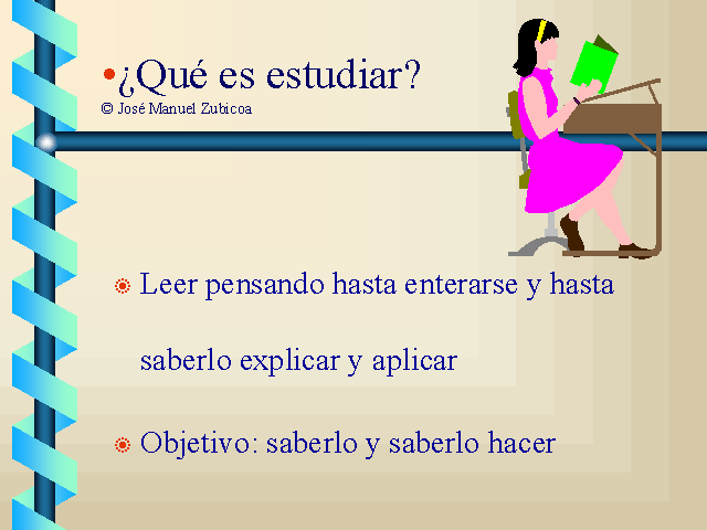 Estudiar, �en qu� consiste?