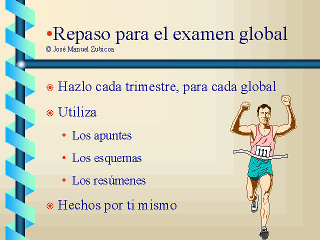 El repaso global